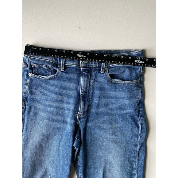 Banana Republic Pants Womens Size 29 Premium Denim Mid Rise Straight Distressed - Picture 10 of 12